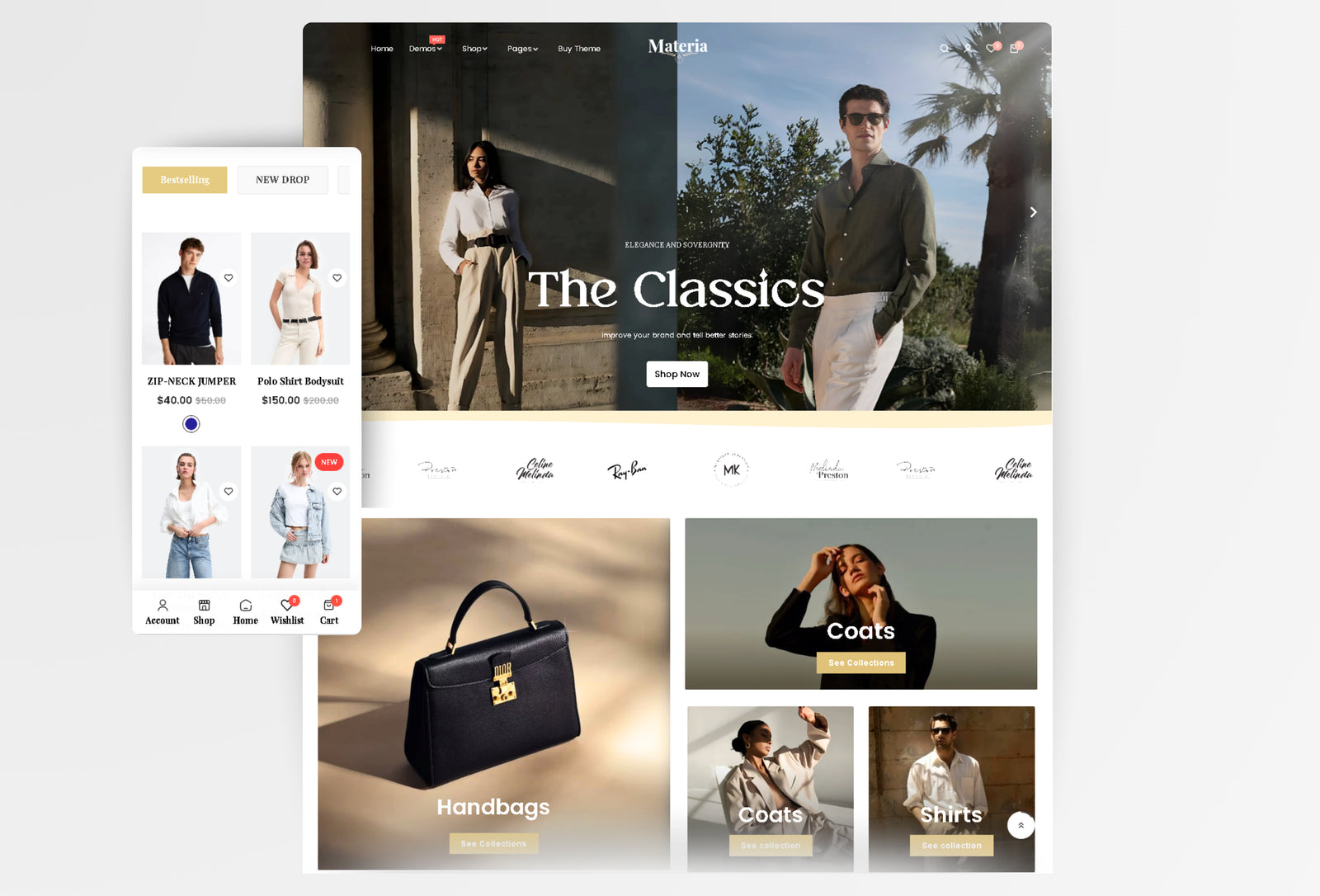 Deluxe Fashion full-page preview